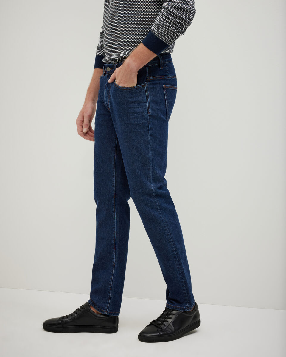 Better Denim Straight Leg Jeans, Dark Indigo, hi-res